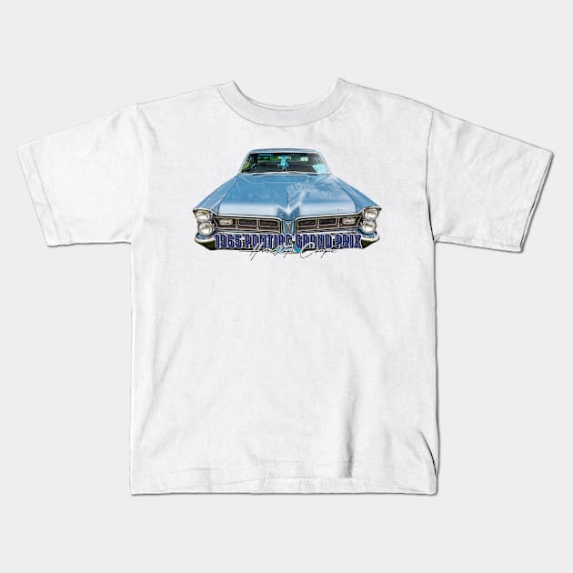 1965 Pontiac Grand Prix Hardtop Coupe Kids T-Shirt by Gestalt Imagery